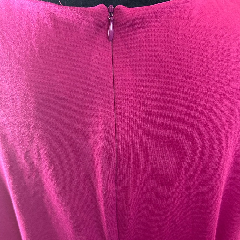 Monif C Raspberry Dress 2x - Picture 2 of 5
